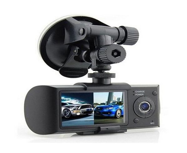 DVR per auto con doppia fotocamera R300 con GPS e sensore 3D 27quot TFT LCD X3000 FHD 1080P Cam Videocamera Registrazione del ciclo2227112