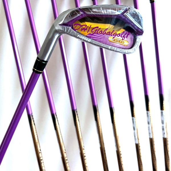 Linkshänder Golf Clubs Frauen Iron Set Honma Beres 4 Sterne brandneue Graphitwelle L Flex Frauen Clubs Real Logos Kopfcover DHL Ups FedEx