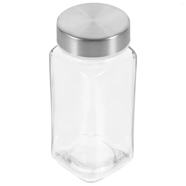 Conjuntos de louça Castor Tempero Shaker Sal Pimenta Garrafa Tampas Shakers Cozinha Vidro Casa Spice Garrafas Plástico Gadget Recipiente Ouro