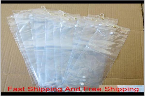 Acessórios Ferramentas Produtos Entrega direta 2021 Sacos de pacote de plástico de PVC com Pothhook 1226 polegadas para embalagem de tramas de cabelo humano Extensi3477822