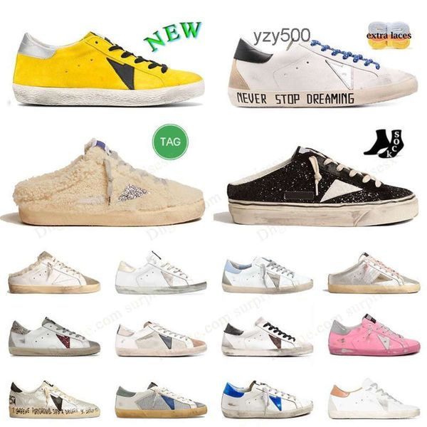 Goldenstar Mid Star Sneakers Damenmode Schuhe Pailletten Italien Klassisch Weiß Doold Dirty Designer Mann Rosa Freizeitschuh Sil Sneaker s Dup Golden Goose's Goode FNKT