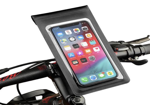 Cep Telefon Montajları Tutucular Su Geçirmez Motosiklet Bisiklet Mobil Tutucu 11 12 Artı XS XS XR Bike Bike Montaj Torbası Bag9162821