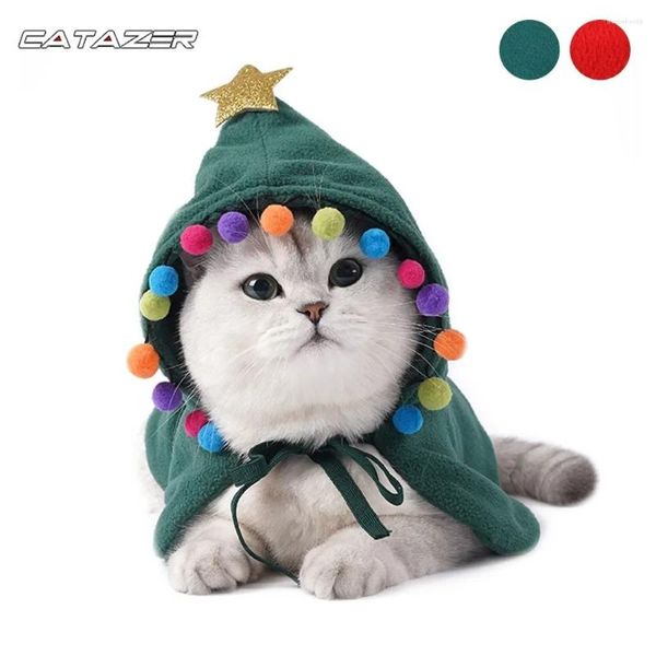 Costumi da gatto!!!Costume natalizio per animali domestici, vestiti creativi, prodotto, Halloween, trasforma un mantello divertente, forniture per la casa