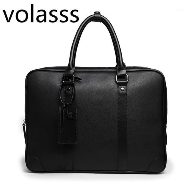 2020 degli uomini del Messaggero Borsa Del Computer Uomo 14 pollici In Pelle Del Computer Portatile Valigetta Borsa Singola Bolso Borse Bandolera Hombre Sac Homme Women1252M