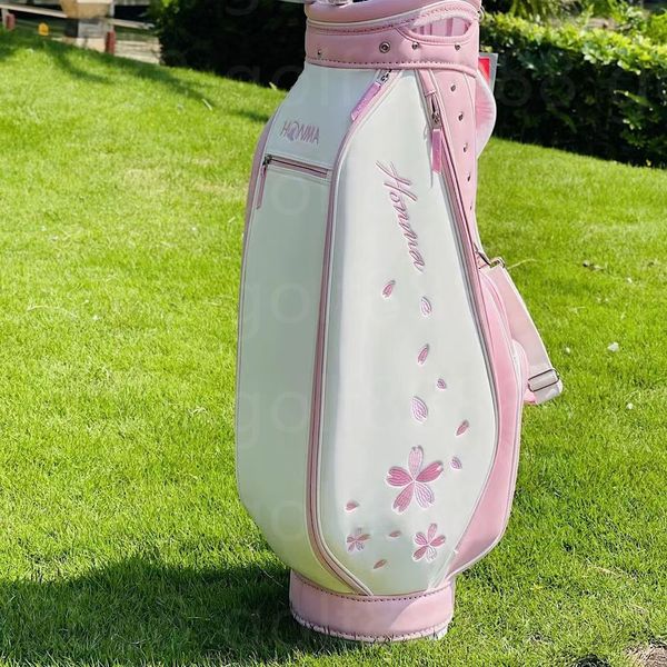 Sacos de golfe HONMA rosa Cart Bags Golf Ultraleve, fosco, à prova d'água Deixe-nos uma mensagem para mais detalhes e fotos