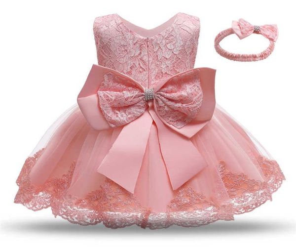 Principessa Bambini Ragazza Fiore Ricamo Abiti Neonate Abito da battesimo Abito formale Festival Bambino 1a Festa di compleanno Outfit Q3015725