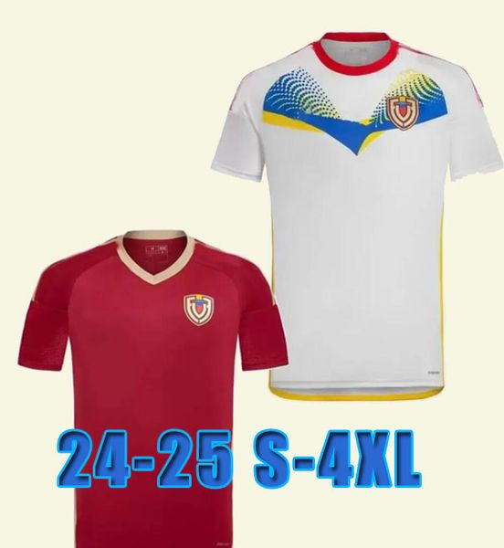 2024 2025 S-4xl Venezuela Soccer Jerseys Soseldo Sosa Rincon Cordova Casseres Bello Ja.martinez Rondon Gonzalez Osorio Machis Home Away Jerseys