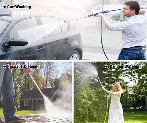 Pompe per l'acqua Pistola ad acqua ad alta pressione Metallo ad alta potenza Rondella per auto Spray Auto Strumenti di lavaggio Giardino Jet Washer6928187