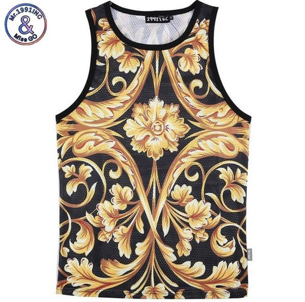 Todo mr1991inc masculino verão tank tops 3d flor amarela impressão digital malha colete camisa sem mangas camisetas para homem tamanho m8797760