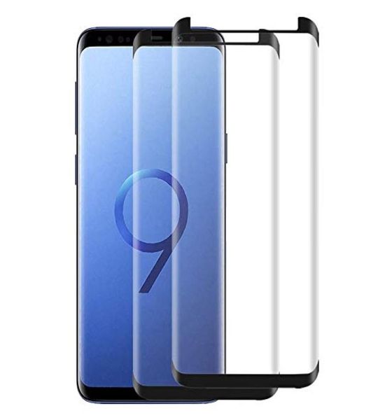 Custodia protettiva in vetro temperato per Samsung Galaxy S9 S9 Nota 20 10 9 8 S8 S8 Plus S7 S10 S10e S20 Ultra S21 3D Cu1479762