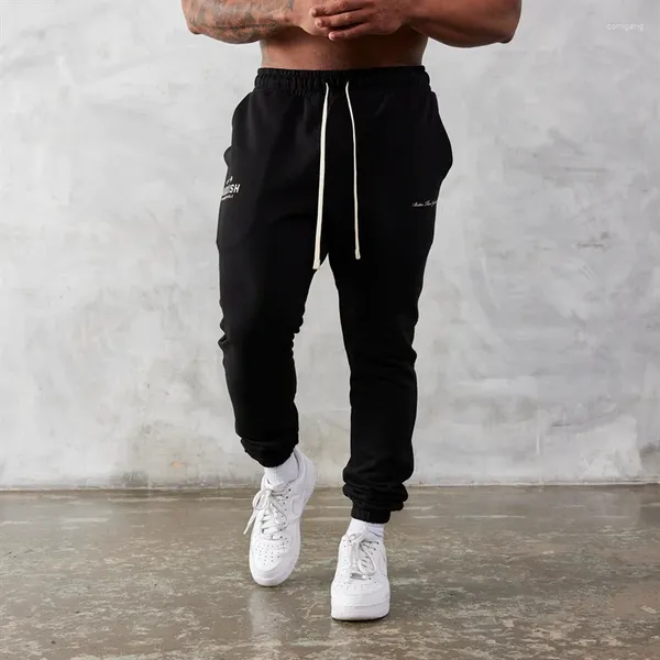 Pantaloni da uomo Abbigliamento moda Pantaloni sportivi Cotone stampato Allentato Casual Jogger Palestra Corsa Allenamento Bodybuilding Stretch