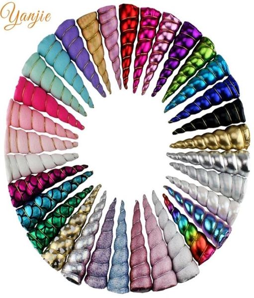 10 pçslote 5039039 chifre de unicórnio para meninas 2020 unicórnio festa de aniversário crianças diy unicórnio chifre headbands feminino glitter cabelo ace6083493