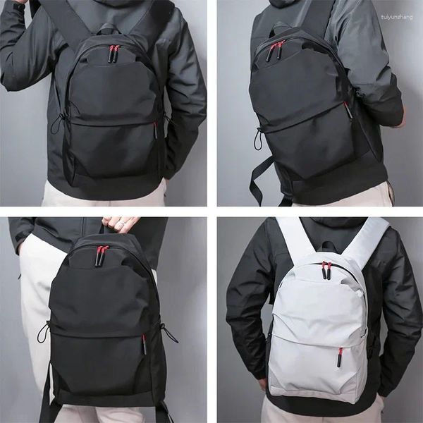 Многофункциональный непромокаемый рюкзак для мужчин, студенческие школьные сумки, рюкзаки для ноутбуков, повседневная плиссированная сумка для ноутбука 15,6 дюйма