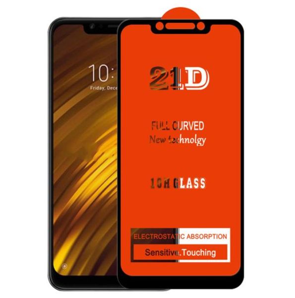 Displayschutzfolie für Xiaomi Redmi Note 12 Explorer 11 Pro 11T 11S 11E 10 10A 10C 10S 10T 21D Vollkleber gehärtetes Glas Proof gebogen8867807