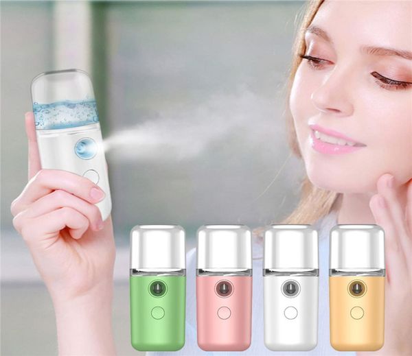 Mini Face Stream Beauty Spray Macchina per acqua portatile Idratante Nano Ionico Nebbia Umidificatore per il viso Sauna Pulizia dei pori del viso Troppo6075061