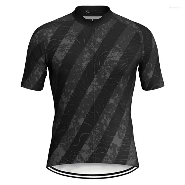 Jaquetas de corrida de manga curta camisa de bicicleta preta camisa de ciclismo motocross estrada mountain bike jaqueta top wear corrida roupas esportivas ventiladas