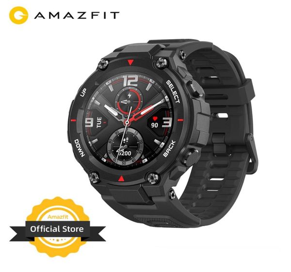 Neue 2020 CES Amazfit T rex Trex Smartwatch Control Music 5ATM Smart Watch GPSGLONASS 20 Tage Akkulaufzeit MILSTD für Android7999266