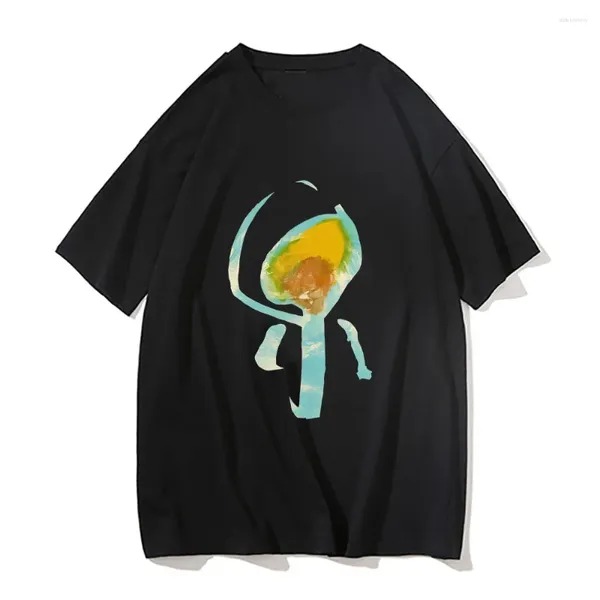 Homens Camisetas Nujabes Música Metafórica Seba Jun Homens Lo-Fi Jazz Hip Hop Camisetas Algodão Casual Camisetas Quatro Estações Anime Impressão