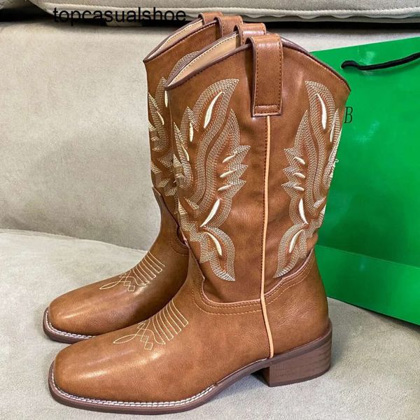 Bottega-Venetta Damen-Designer, lange Absätze, elastische Stiefel, Knie, neue Winter-Schneeschuhe, Western-Cowboy-Stil, Winter-Stricksocken, modische Strümpfe