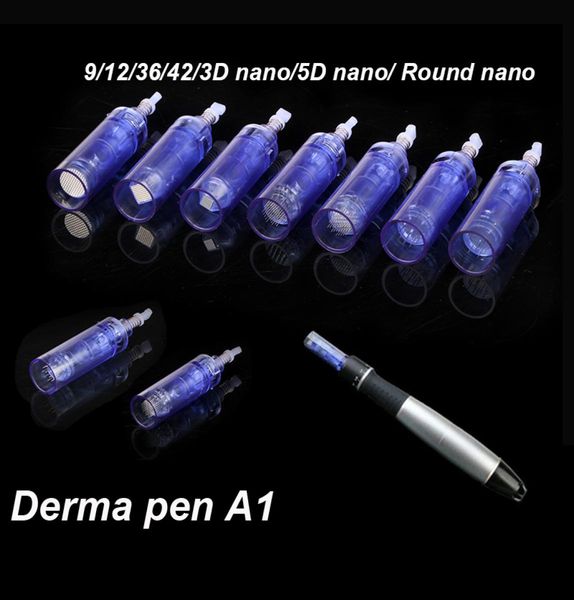 9, 12, 24, 36, 42 Nano для Drpen derma pen, микроиглы, перезаряжаемые Dermapen Dr pen A1, игольчатый картридж 3635657