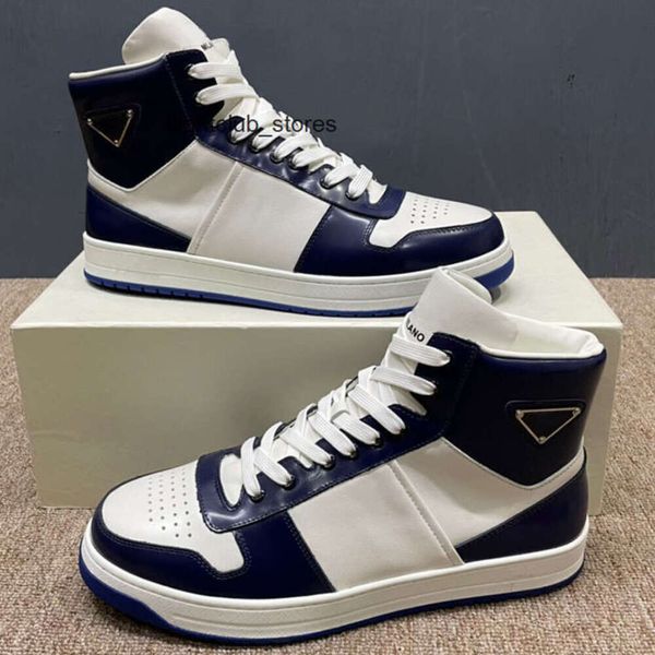 praddalies pra metal Mens moda decoração hightop sapatos esportivos homens designer tênis tamanho respirável produção de couro design de duas cores preto 3845 e SY JLDA