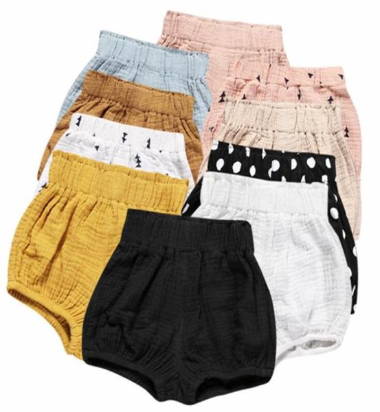 Ins Shorts Do Bebê Da Criança PP Calças Meninos Casual Calças Triângulo Meninas Verão Bloomers Infantil Bloomer Cuecas Capa de Fralda Cuecas KK7045504