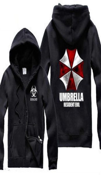 Biohazard Umbrella Corporation Corp Логотип пальто Resident Evil Костюм толстовки Resident Evil зонтик кардиган4283649