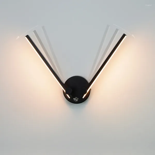 Wandleuchte Nordic Indoor LED Lampen 8W 10W 12W Spiegel Frontleuchte mit Schalter Wandleuchte drehbar verstellbar Lamparas