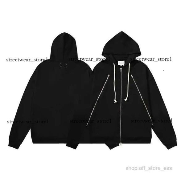 Maisons Margiela Mm6 Hoodie Estilo Suéter Números Invertidos Mexidos Irregular Quadrilátero Etiqueta Moda Bélgica Designerhoodie Essentialhoodies 354