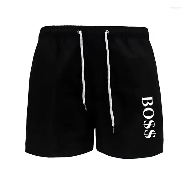 Shorts masculinos 2024men's verão swimwear homem maiô natação troncos sexy praia surf board roupas calças