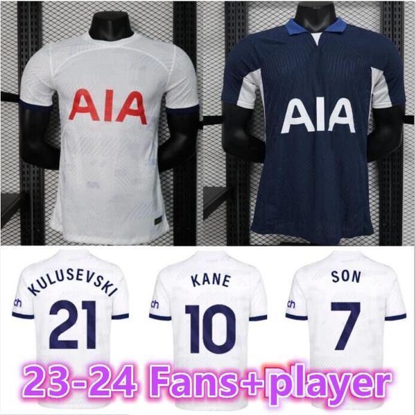 23/24 KANE SON MADDISON Maglie da calcio KULUSEVSKI RICHARLISON PEDRO PORRO Versione giocatore BENTANCUR ROMERO Maglia da calcio Tottenham SPURS8899