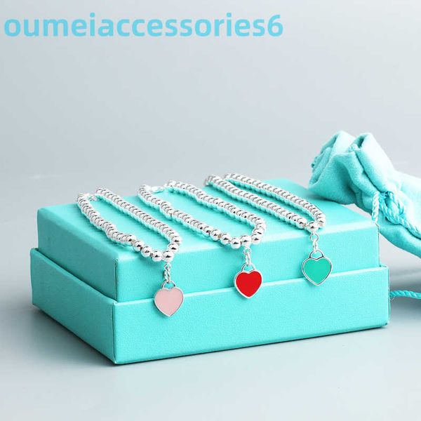 2024 Designer Luxus Marke Schmuck Armbänder Licht Runde Frauen Perlen Emaille Liebe Buddha Bead Armband