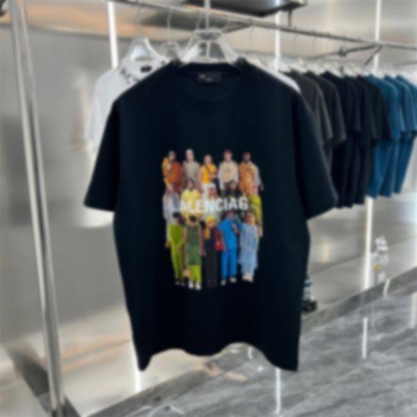 T-shirt maschile 2024 Maglietta da uomo T-shirt femminile 3D Stereoscopic Stampato Stampato Short Short Cancella più venduta di abbigliamento hip-hop Assini asiatici