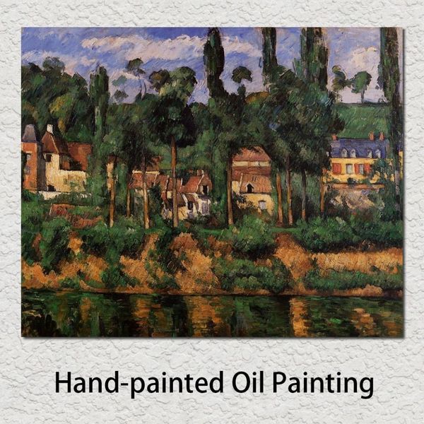 Arte moderna Chateau Du Medan Paul Cezanne Riproduzione dipinti ad olio Dipinto a mano di alta qualità per la decorazione della parete della sala241s