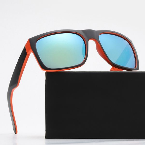 Marke Sport Sonnenbrillen Outdoor Reiten Dazzling Sonnenbrille Quadratischen Rahmen Surf Strand Spiegel Gläser UV400