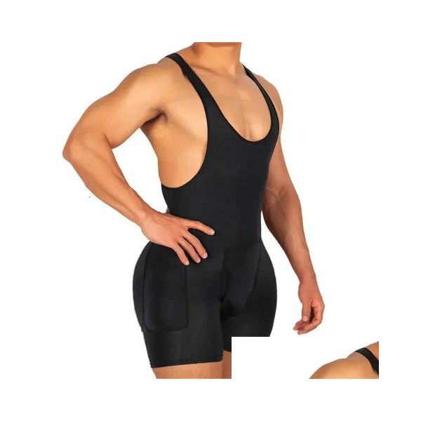 Taillen-Bauch-Shaper Herren Shapers Body Sha Fake Ass Gesäß Enhancer Boxershorts Hüftpolster Butt Lifter Unterwäsche Shapewear Body Fo Othb8