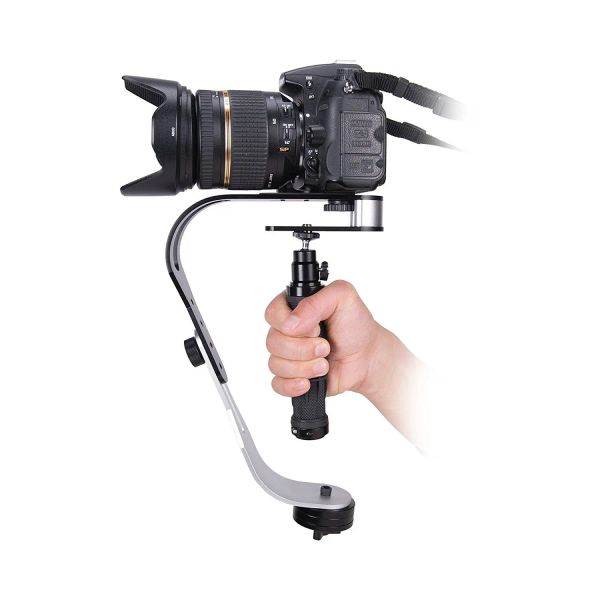 Câmera digital de câmera digital Gimbal Handheld Gimbal DSLR 5dii Câmera de movimento Steadycam para GoPro DJI Sony Xiaomi Smartphone Aluminium