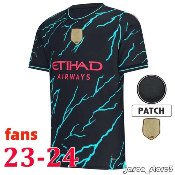 23 24 HAALAND SOCCER JERSEYS MANS CITIES FINAL ISTAMBUL KIT MAHREZ GREALISH DE BRUYNE FODEN Camisa de futebol infantil J.alvarez MANCHESTE Uniforme de ANO NOVO MAN City 805