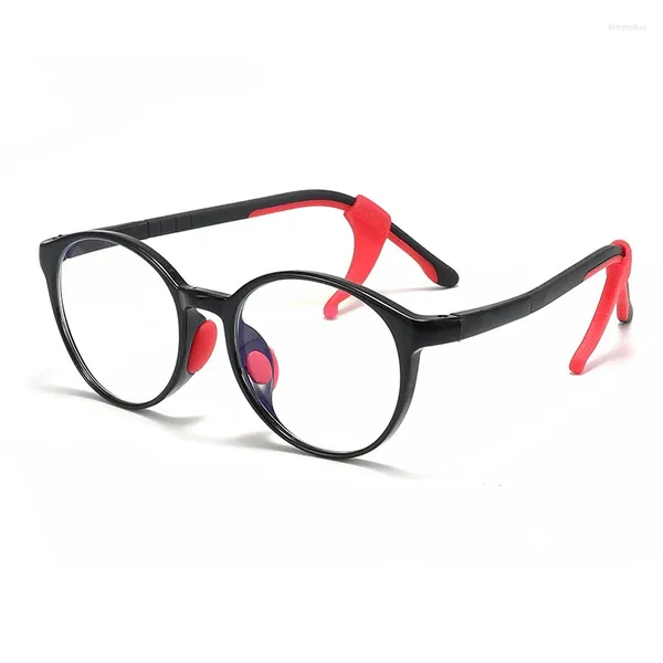 Солнцезащитные очки в оправе с защитой от синего света, детские очки в оправе для мальчиков и девочек, синие оптические очки по рецепту, детские очки