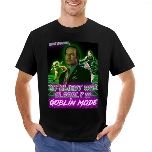 Canotte da uomo T-shirt Goblin Mode Abbigliamento estetico Magliette vintage da uomo