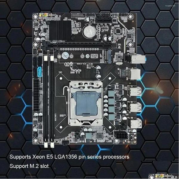 Placas-mãe x79 desktop placa-mãe ddr3 memória lga 1356 jogos pc mainboard 1866mhz computador 2450 cpu sata2.0 / 3.0 m.2 interface gota otctj