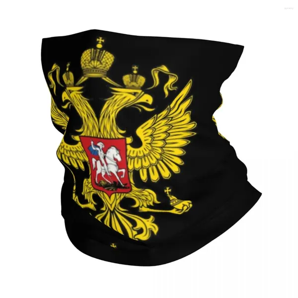 Bandane Stemma Russia Fascia invernale Scaldacollo Escursionismo Ciclismo Sciarpa a tubo Emblema Federazione Russa Viso Bandana Ghetta