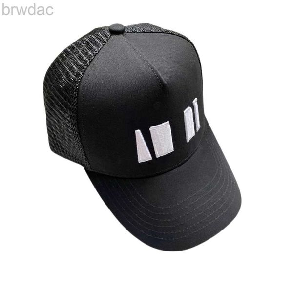 Bola bonés bola bonés moda designers chapéu carta luxo casquette boné de beisebol verão esportes pára-sol respirável net alta qualidade preto caminhoneiro atacado ldd0311