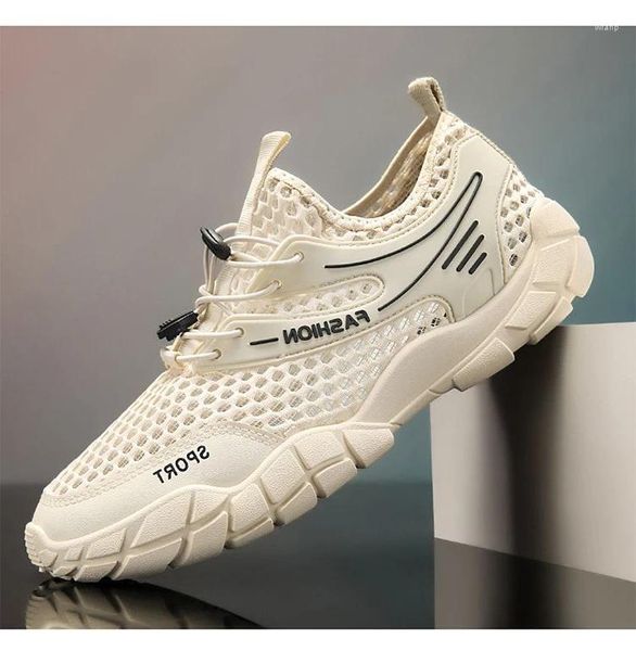 Casual masculino formadores sapatos 270 verão desodorante respirável oco tênis lazer leve resistente ao desgaste correndo maré malha