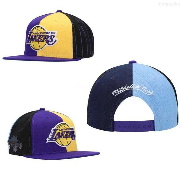 Bola Caps 2023 American Basketball Lakers Snapback Chapéus 32 Equipes Designer de Luxo HOU OKC PHI LAC Casquette Sports Hat Strapback Snap Back Ajustável Cap A1