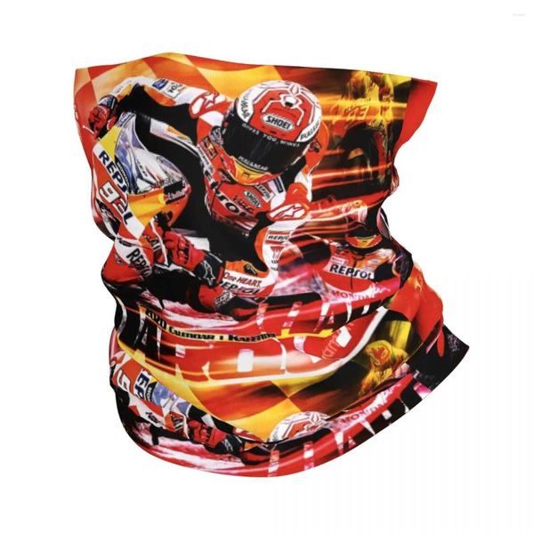 Bandanas Marquezs Bandana Halsmanschette UV-Schutz Gesichtsschal Abdeckung Männer Frauen Motorrad Racing Kopfbedeckung Tube Sturmhaube