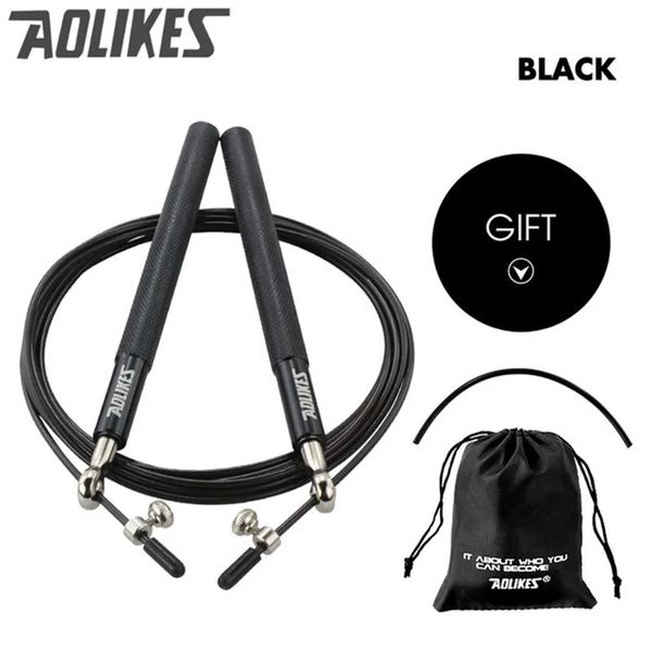 AOLIKES Crossfit Speed Jump Rope Großhandel Professionelles Springseil für MMA Boxen Fitness Skip Workout Training mit Carrying240311