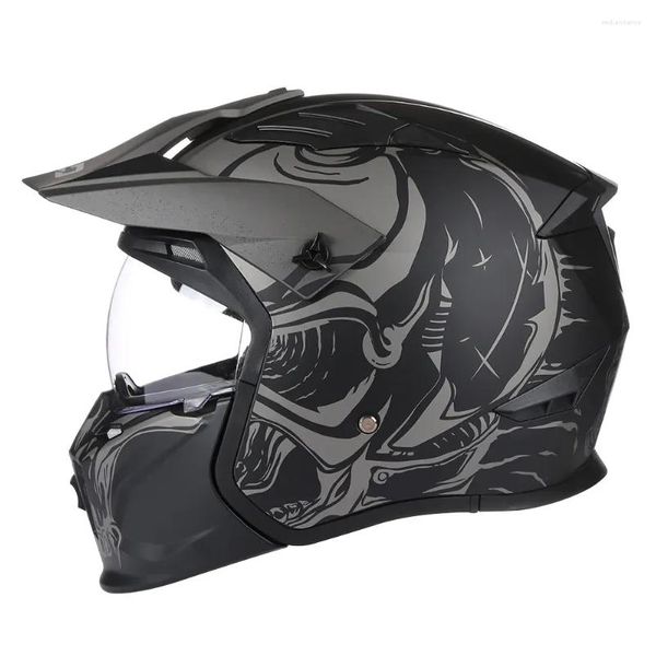 Caschi moto Four Seasons Dot Ece Appd Casco Racing Modar Combinazione polimorfica Faccia aperta 3/4 Jet Capacete Moto Drop Delivery Otaig