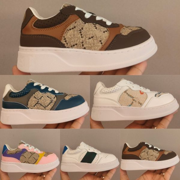 Kinder-Turnschuhe, Kleinkind-Schuhe, Kinder, Plattform, klassischer G-Kinderschuh, Mädchen, mit Buchstaben bedruckt, Sport-Turnschuhe, Jugend, Jungen, Ebenholz, Luxusmarke, Größe Beige, Weiß, Rosa, Marineblau, EUR 26–35