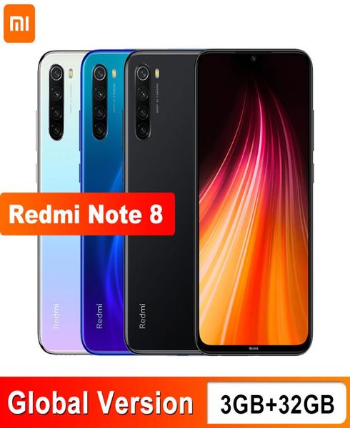 Глобальная версия Xiaomi Redmi Note 8, 3 ГБ, 32 ГБ, восьмиядерный смартфон Snapdragon 665, 63 дюйма, 48 МП, четырехъядерная задняя камера, мобильный телефон, 4000 мАч2865288